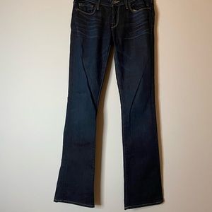 Lucky Brand Women’s Boot Cut Jeans; Dark Wash